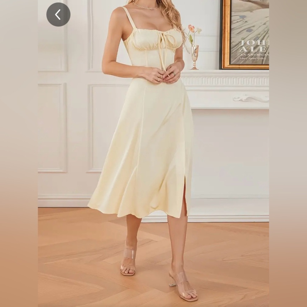 Summer Dress with Drawstrings